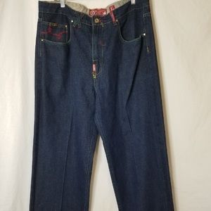 LRG Roots and Equipment Dark Wash Jean's 40